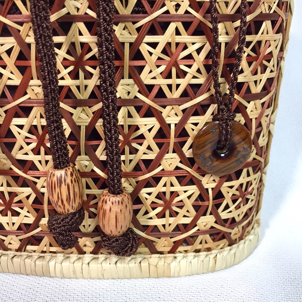 The Sak Wicker Zuzu Small Satchel Purse View 2
